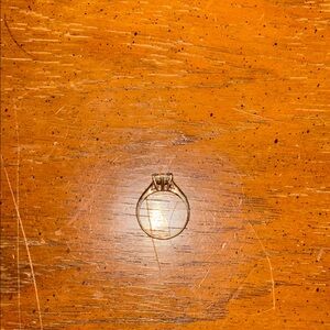 Elegant Gold Ring with Silver Accent